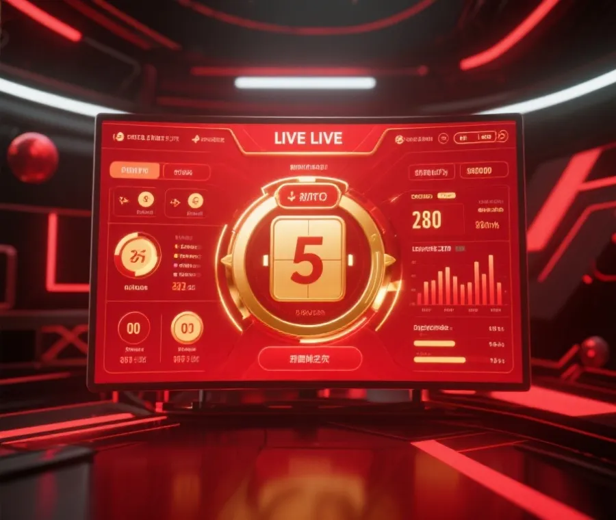 排列5开奖直播界面示意图